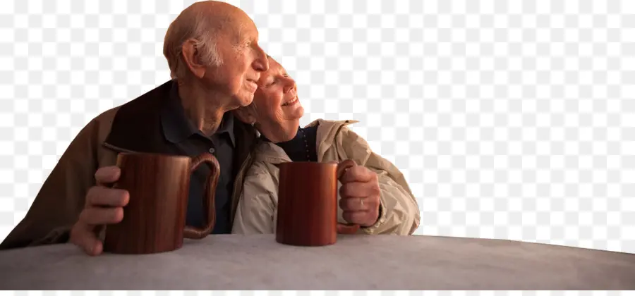 Pareja De Ancianos，Tazas PNG