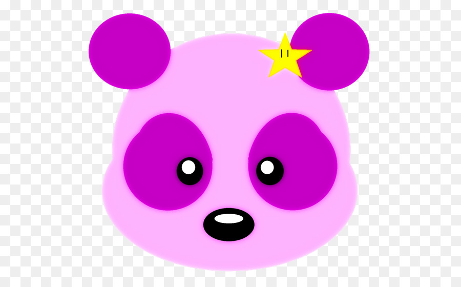 El Panda Gigante，Morado PNG