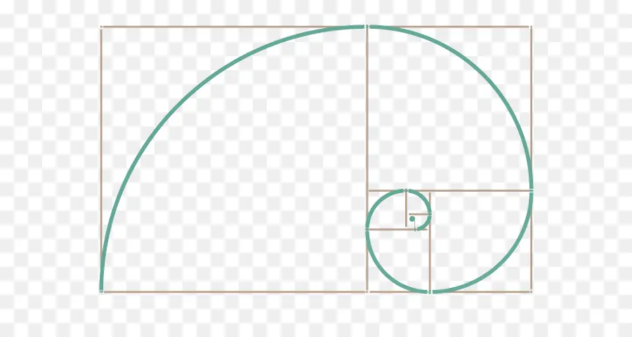 Proporción áurea，Espiral PNG