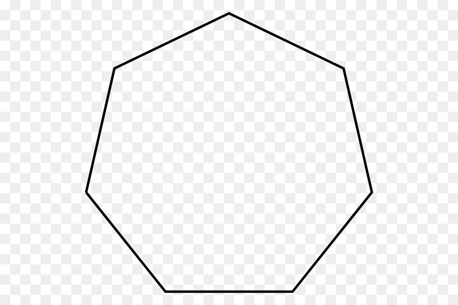 Heptagon，Polígono Regular PNG