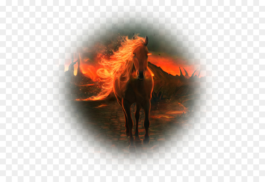 Caballo Ardiente，Fuego PNG