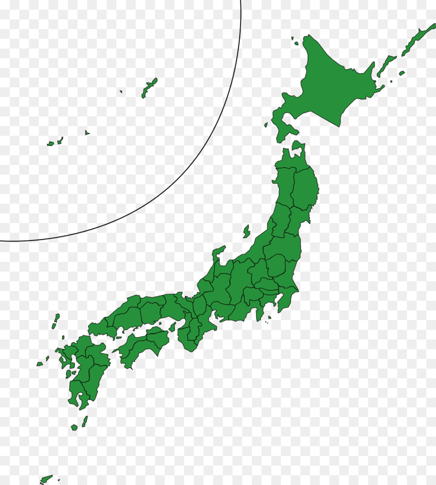 Japón，Mapa PNG