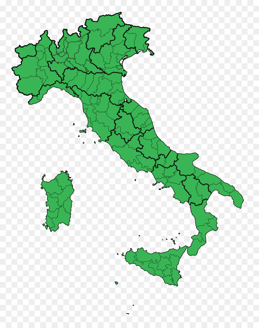 La Unificación Italiana，Las Regiones De Italia PNG