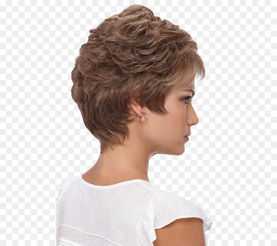 Cabello Castaño，Peinado PNG