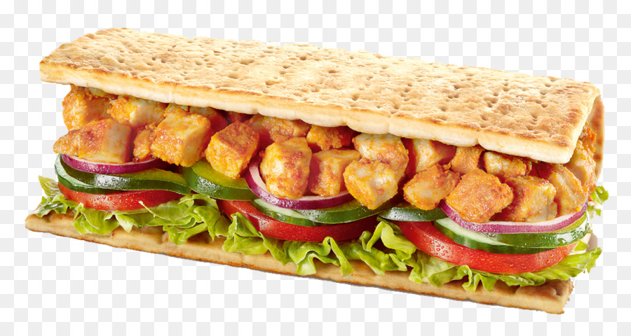 Sándwich De Pollo，Lechuga PNG