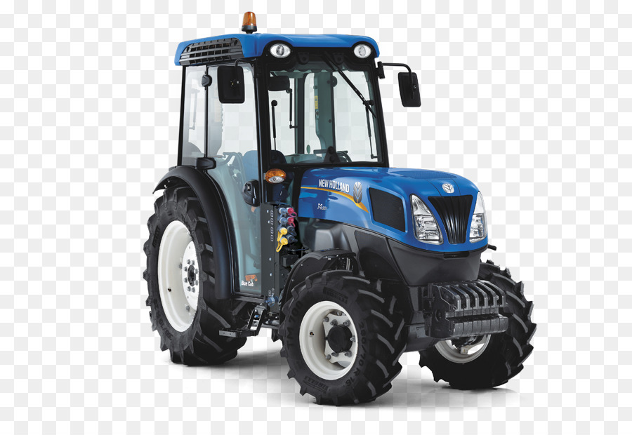 Tractor，Azul PNG