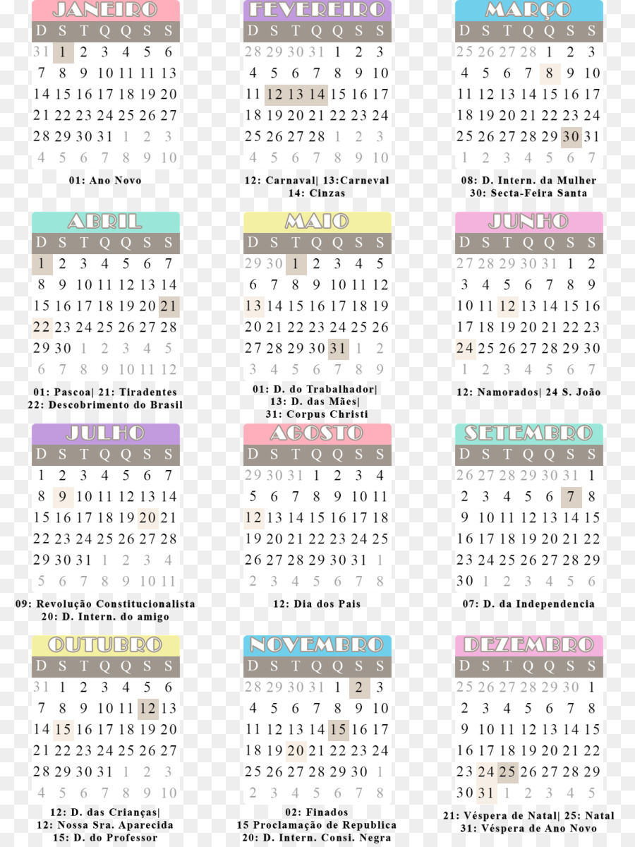 Calendario，Papel PNG