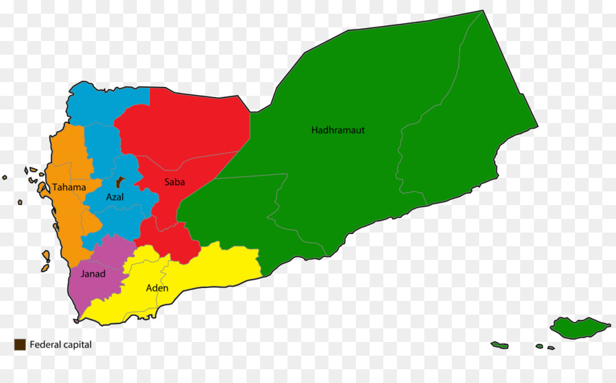 Mapa De Yemen，País PNG