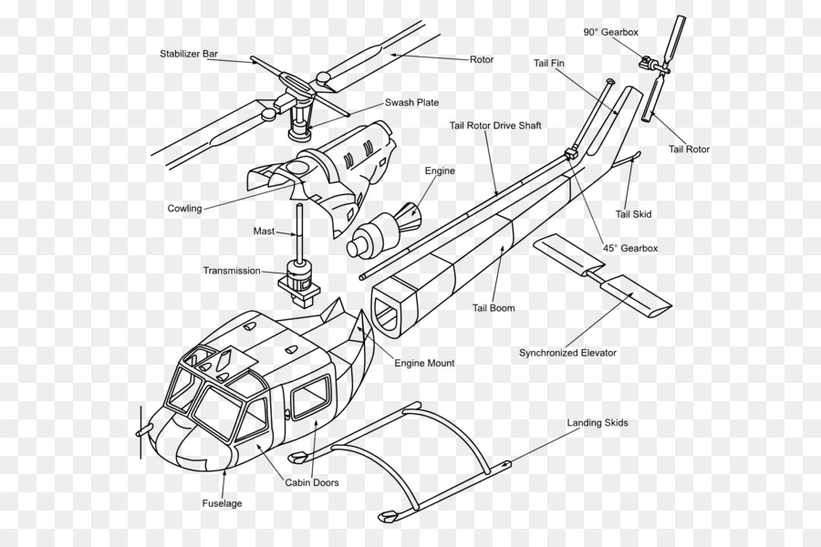 Helicóptero，Radiocontrolled Helicóptero PNG