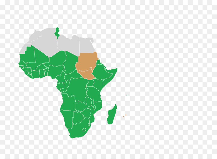 áfrica，Silueta PNG