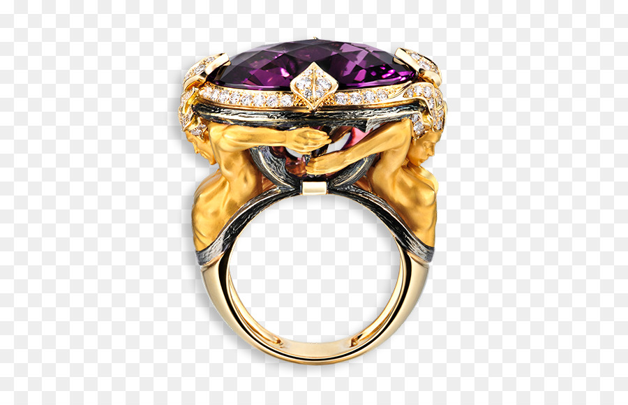 Amatista，Anillo PNG