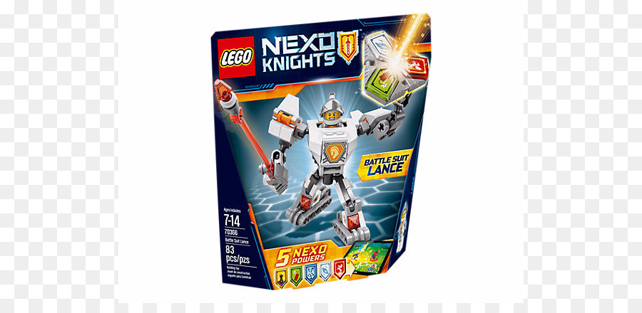 Lego，Lego 70362 Nexo Caballeros Traje De Batalla De Arcilla PNG