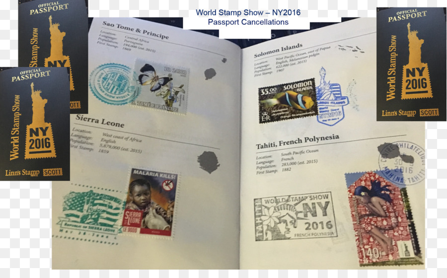 World Stamp Showsy 2016，Filatelia PNG