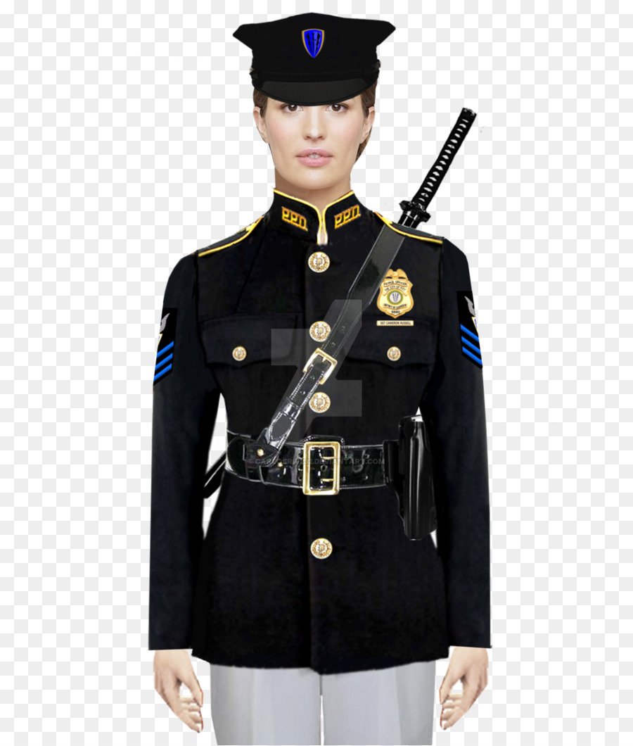 Oficial De Policía，El Uniforme Militar PNG