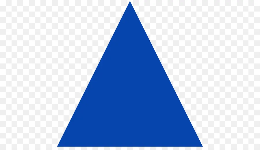 Triángulo，Azul PNG