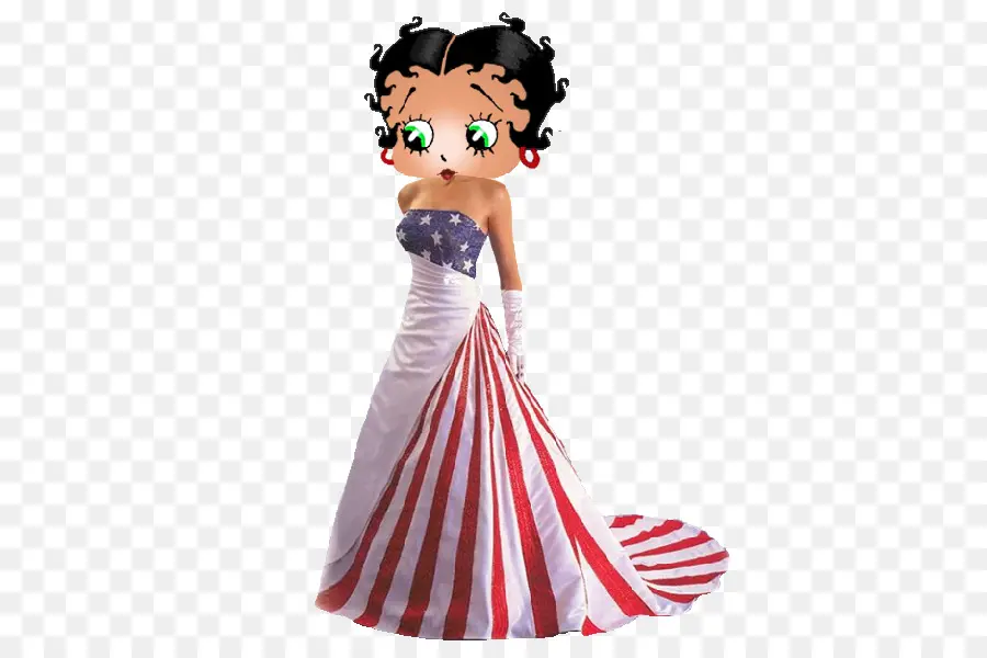 Betty Boop，Vestido PNG