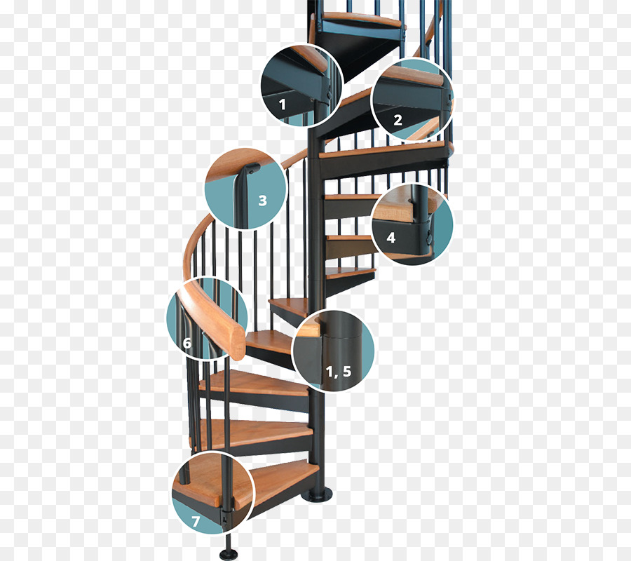 Escaleras，Csigalépcső PNG