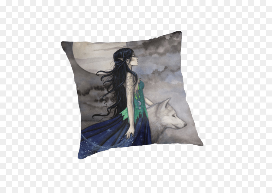 Almohadas，Lobo Gris PNG