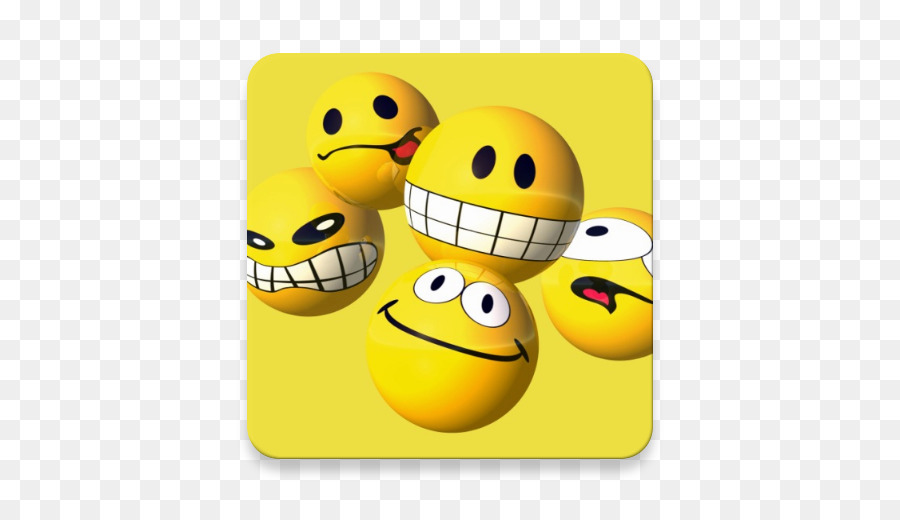 Caras Sonrientes，Amarillo PNG