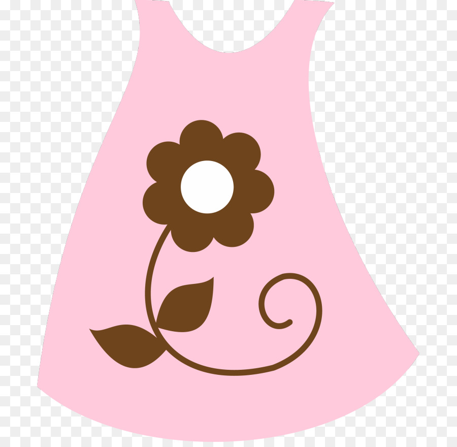 Vestido Rosa，Flor PNG