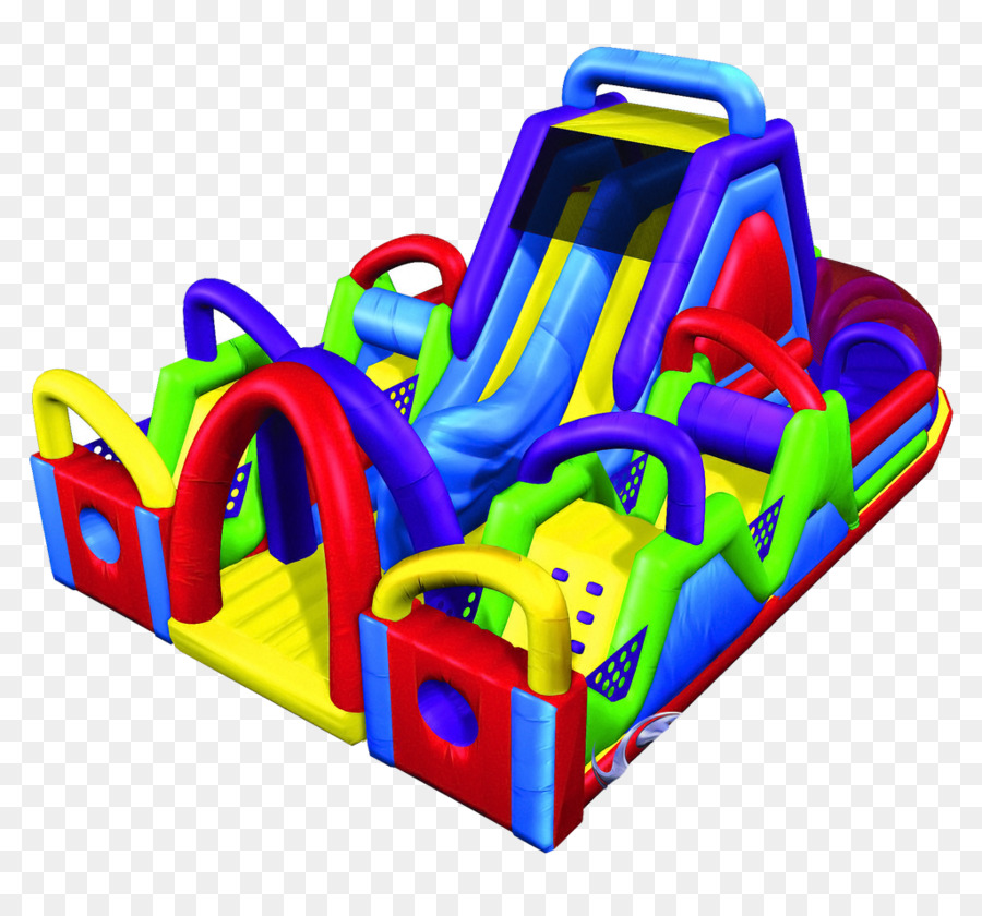 Curso De Obstáculo，Inflable PNG