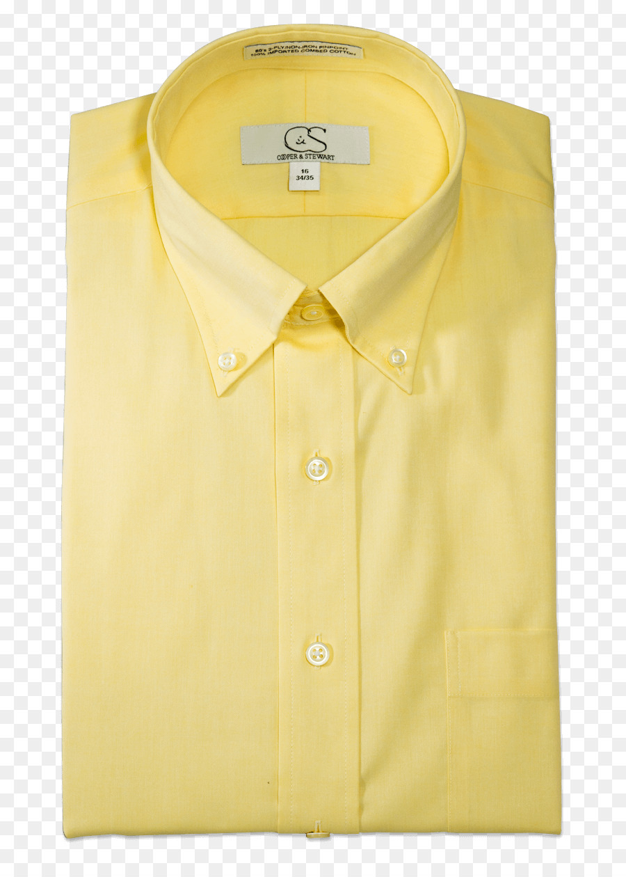 Camisa Amarilla，Abotonado PNG