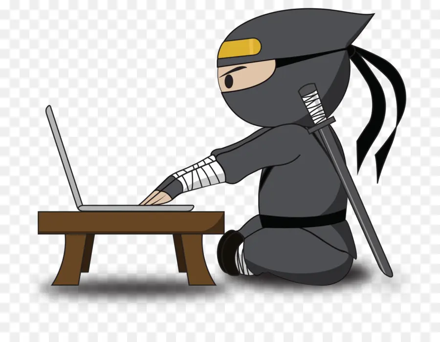 Ninja Con Portátil，Ninjas PNG