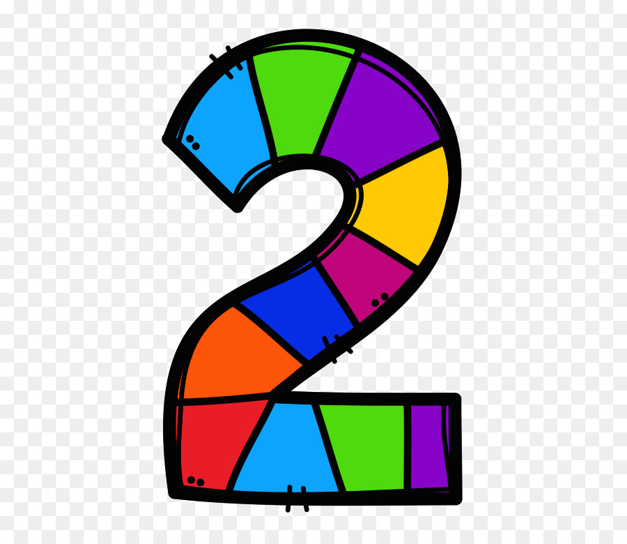 Colorido Número 3，Dígito PNG