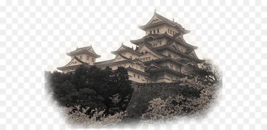 Castillo De Himeji，Paisaje PNG