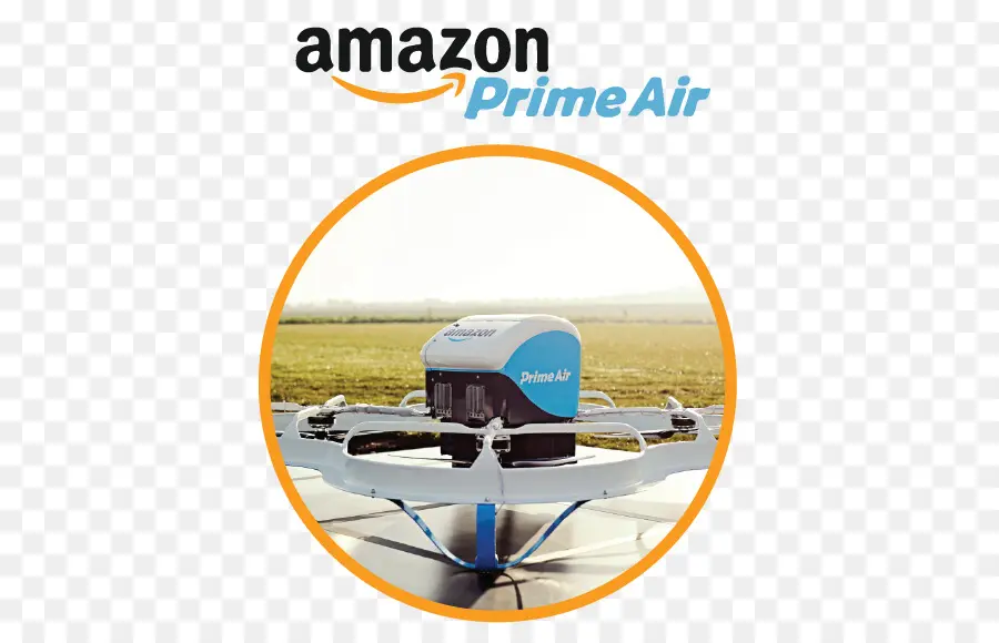 Drone Aéreo Amazon Prime，Entrega PNG