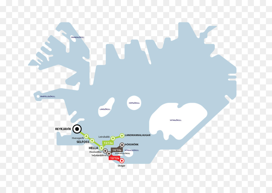 Islandia，Autobús PNG