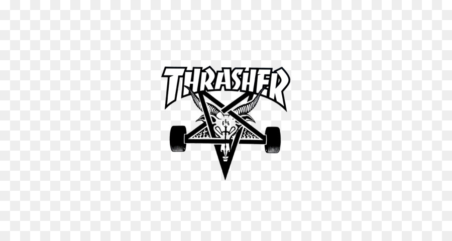 Thrasher，Thrasher Presenta Skate Y Destruir PNG