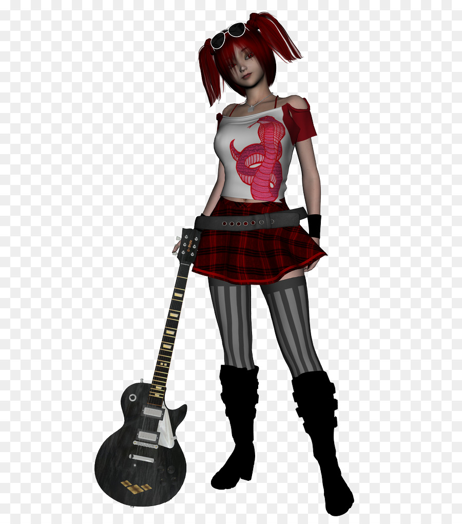 Chica Guitarra，Guitarra PNG