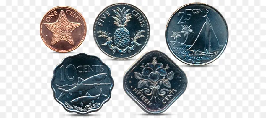 Monedas De Bahamas，Dinero PNG