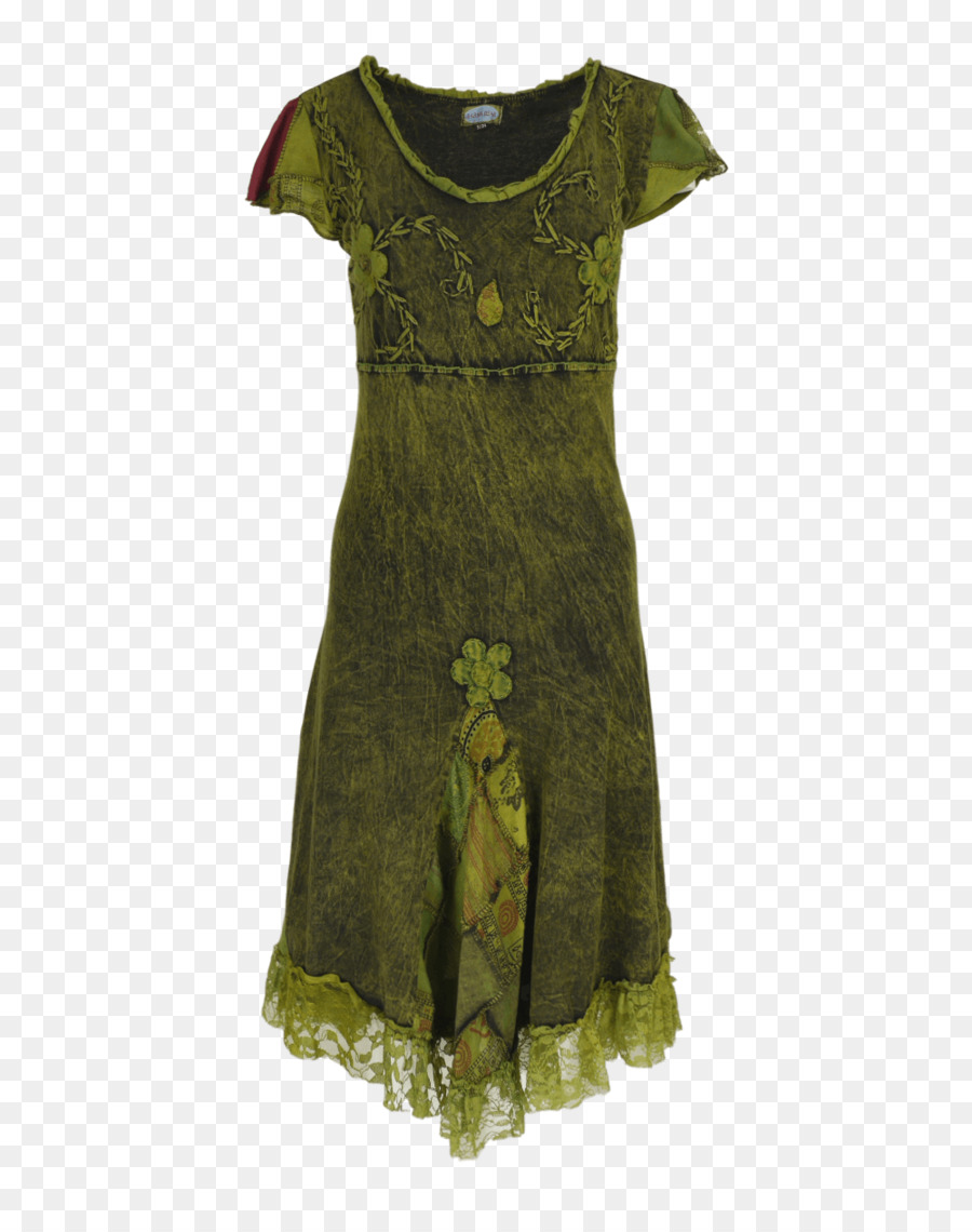 Vestido Verde，Cordón PNG