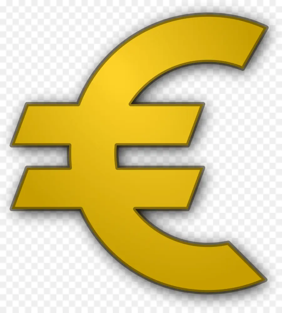 Símbolo Del Euro，Negro PNG