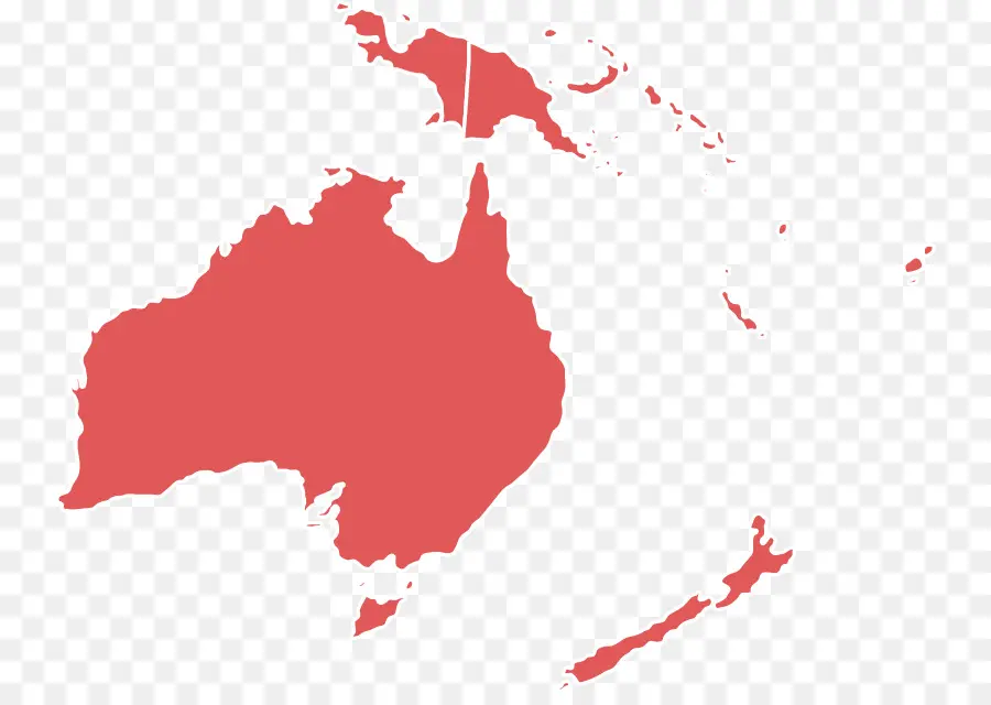 Mapa De Australia，Oceanía PNG