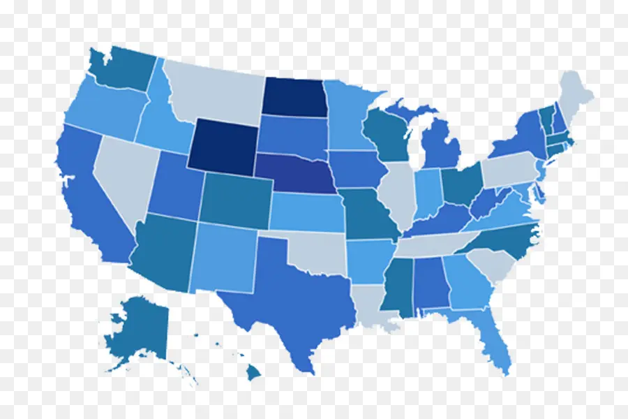 Estados Unidos，Mapa Del Vector PNG