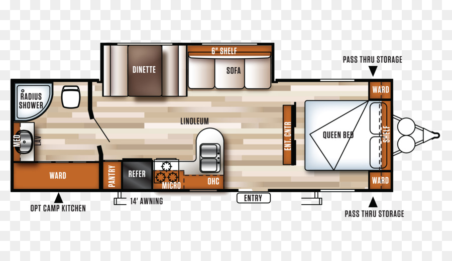 Plan De Piso，Autocaravanas PNG