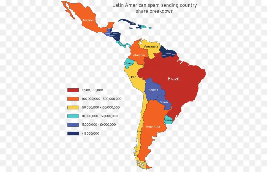 América Latina，América Del Sur PNG