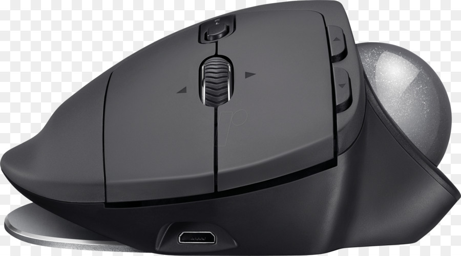 Ratón Trackball，Negro PNG