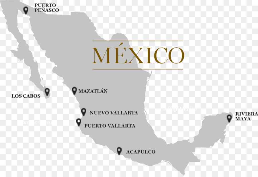 México，Mapa PNG