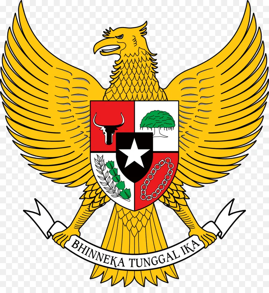 Indonesia，El Emblema Nacional De Indonesia PNG