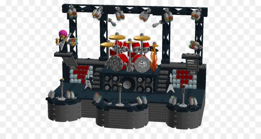 Escenario De Concierto De Lego，Lego PNG