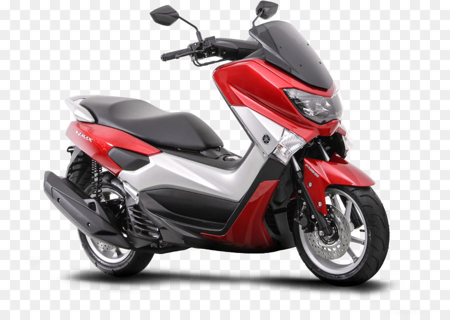 Motocicleta Roja Y Negra，Scooter PNG