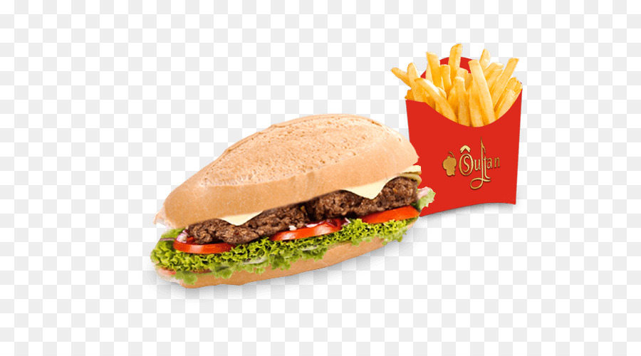 Sándwich Y Papas Fritas，Comida Rápida PNG