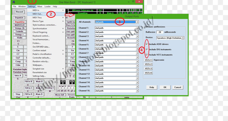 Soundfont，Software Informático PNG