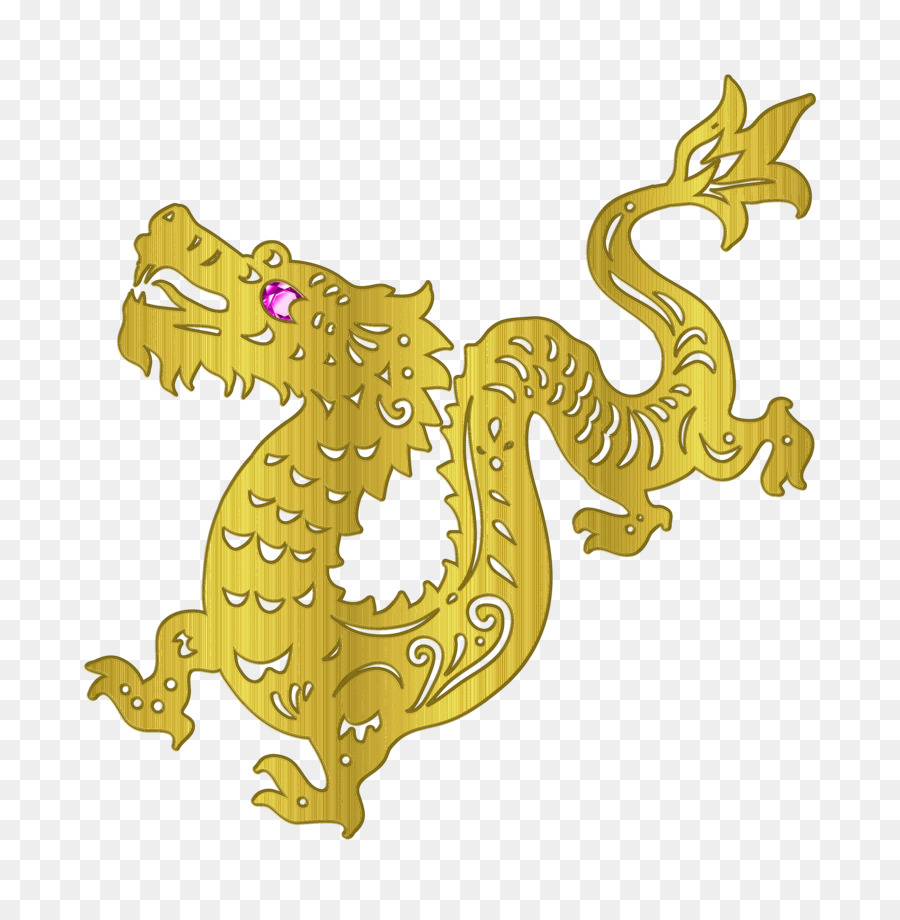 Dragón，Oro PNG