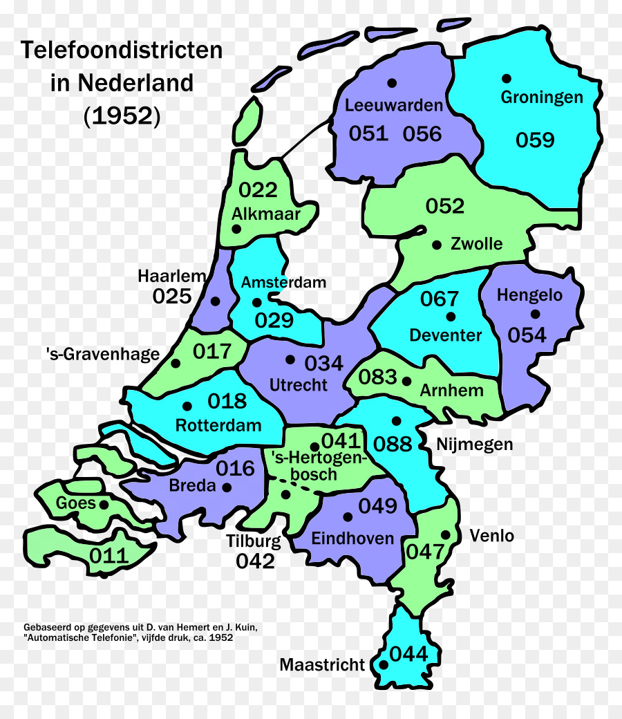 Países Bajos，Plan De Numeración Telefónica PNG