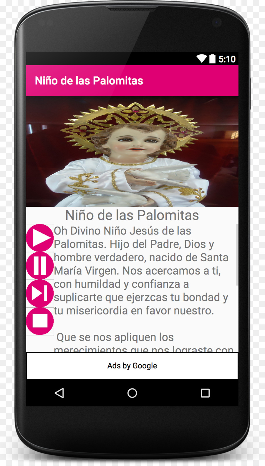 Santo Niño De Atocha，La Oración PNG